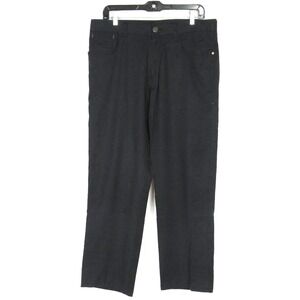Tommy Bahama Black Straight Leg Twill‎ Cotton Blend Chino Pants Men's 33 X 28